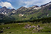 Gli alpeggi alti dell'alpe Veglia. 